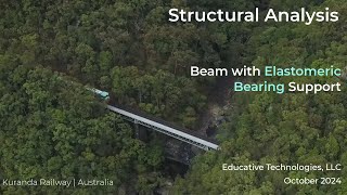 SA74: Analysis of an Indeterminate Beam Resting on Elastomeric Bearings