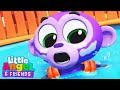 No, No Swimming | Baby Monkey  | Little Angel And Friends Fun Educational Songs