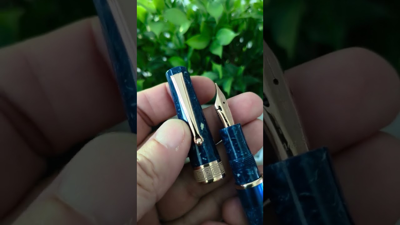 Delta Lapis Blue Gold Rose Celluloid Limited Edition