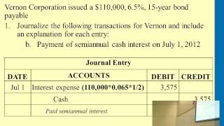 Exercise   Journalizing Bond Transactions