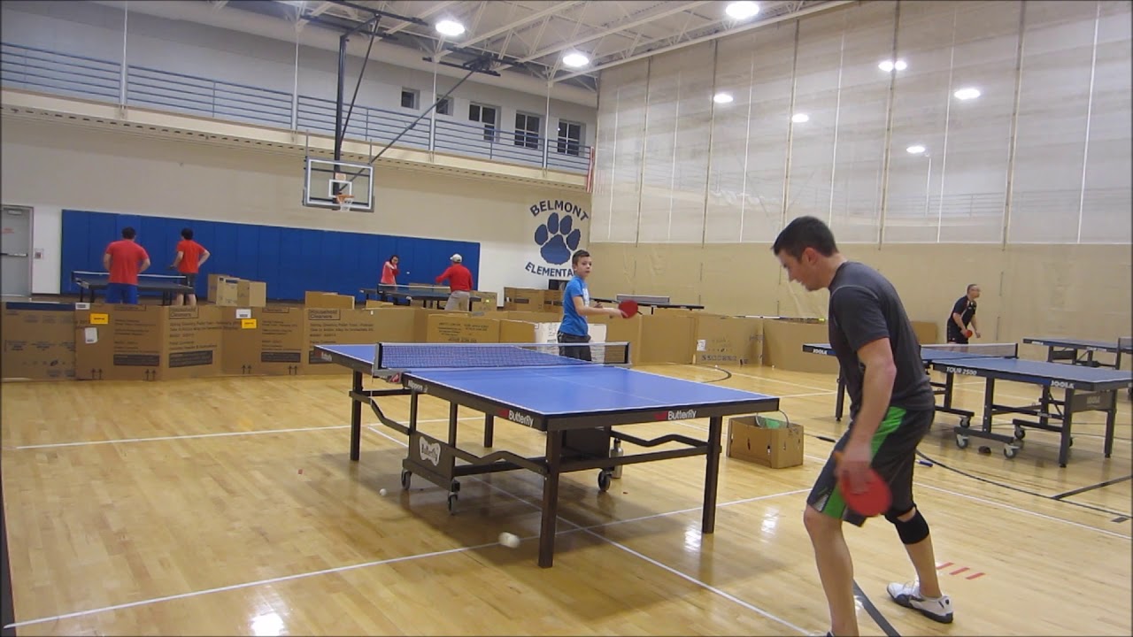 Lincoln Table Tennis Association Steve vs Daniel YouTube
