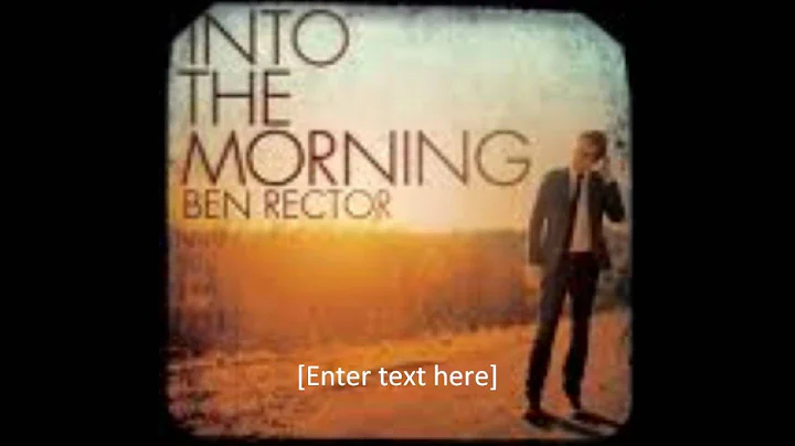 Loving you is easy - Ben Rector