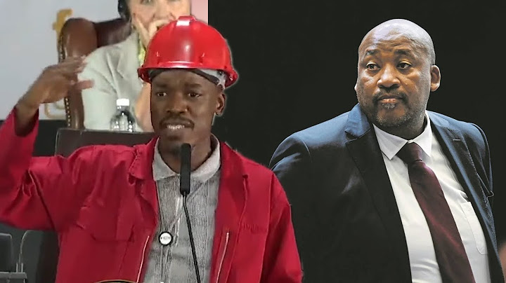 EFF vs Gayton McKenzie PA "What You Expect From Someone Who Ran Away From School And Went To Jail"