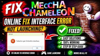Fix MECCHA CHAMELEON Online Fix Interface Error | Not Launching Fix