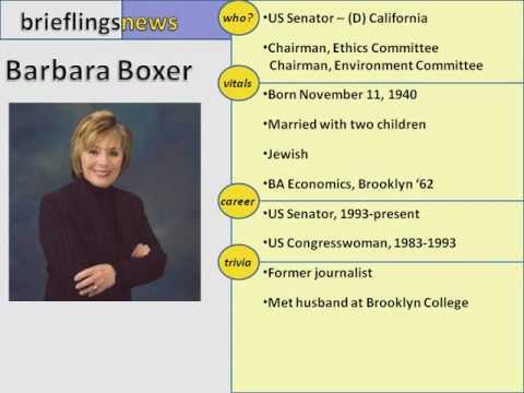 Barbara Boxer Facts - YouTube