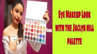 The Jaclyn hill Eyeshadow palette | eye makeup look | style with naina