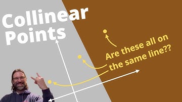 What are collinear points?