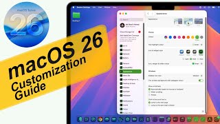 macOS 26 Appearance Customization Guide | Change Theme, Icons & Colors