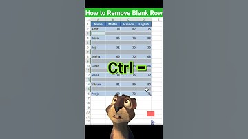 🔥 Remove Blank Rows in Excel Fast within 3 seconds! 🚀 [Top Excel Trick 2025] | Excel Tips