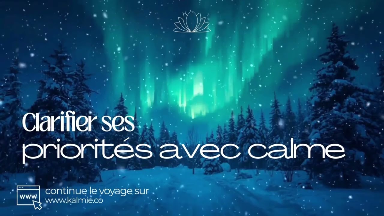 Gère ton stress en clarifiant tes priorités avec calme 💫