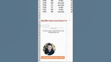สรุปข้อมูล อย่างไว..ด้วย Pivot Table | ครูกุ๊ก ExcelSpeedWork