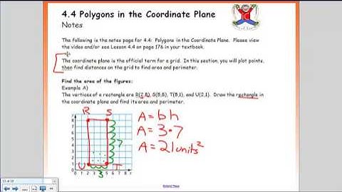 4 4 Polygons in the Coordinate Plane