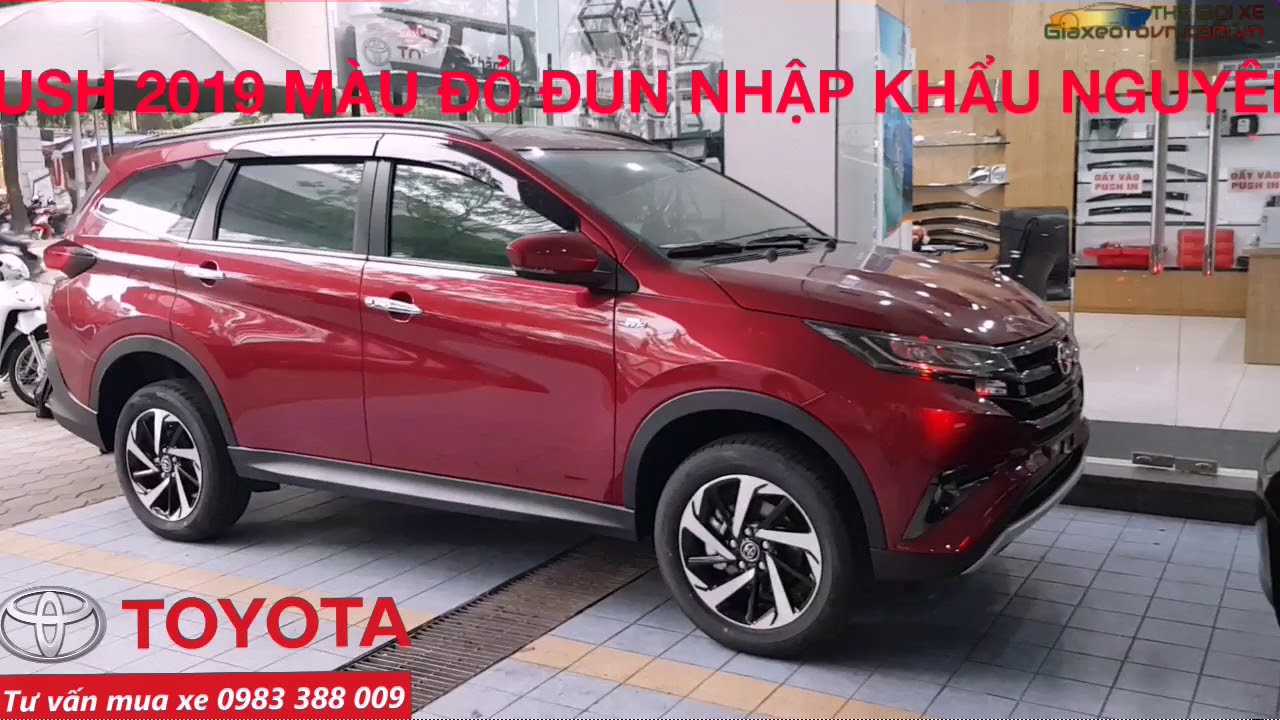 Hàng hót Toyota Rush 2019 màu đỏ đun nhập khẩu, màu cực hót, gọi ngay ...