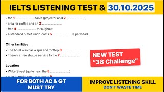 IELTS Listening Practice Test 2025 - Section 4 with Answers and Transcript | 30 Oct 2025