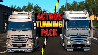 YENİ MERCEDES ACTROS TUNING PACK DLC'si DETAYLI İNCELEME! | ETS2