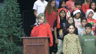 Harp Elementary | 5th grade and Honor Choir music program | December 2023