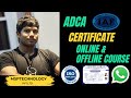 ADCA CERTIFICATE PROVIDER