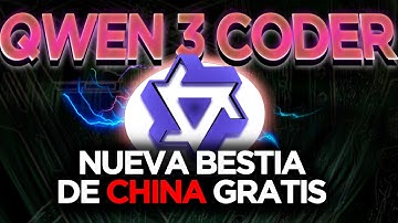 ¡Gratis! QWEN 3 CODER + CLI -  IA china TOP crea apps full stack ¿supera a Gemini CLI?