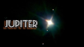 Jupiter through my Telescope