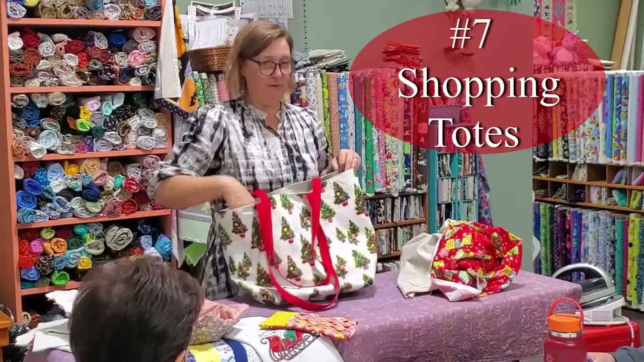 7 Shopping Totes 10 QUICK CHRISTMAS IDEAS YouTube