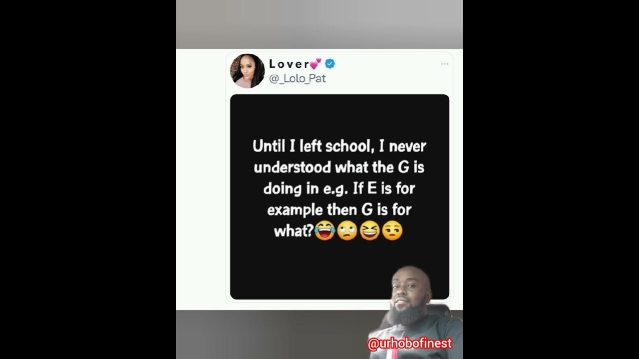 What's the meaning of e.g? 🤔 YouTube