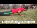 How to do push ups properly