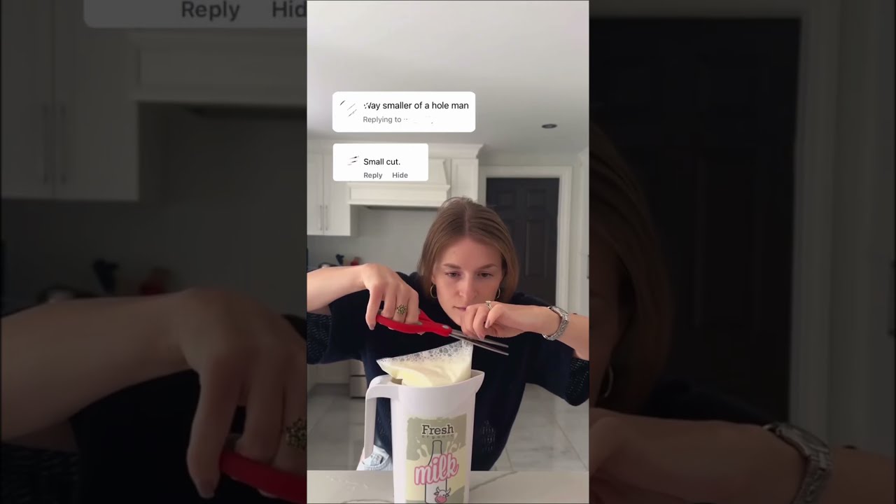 How Canadians REALLY Open Milk Bags Shorts Travel Fyp