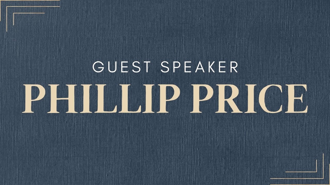 Guest Speaker: Phillip Price