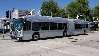 [new bus] 2/2 - LA Metro - New Flyer XE60 (bus 19505) - 7/27/2020