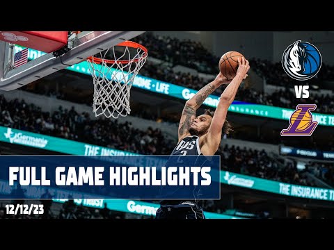 Dallas Mavericks Team Highlights vs. LA Lakers | 12/12/23