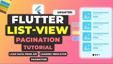 Flutter Pagination Tutorial | Flutter Infinite Scrolling Pagination Guide | Load More Data ListView