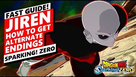 HOW TO GET JIREN ALTERNATE ENDINGS | DRAGON BALL: SPARKING! ZERO #SparkingZero #Dragonball #DBSZ