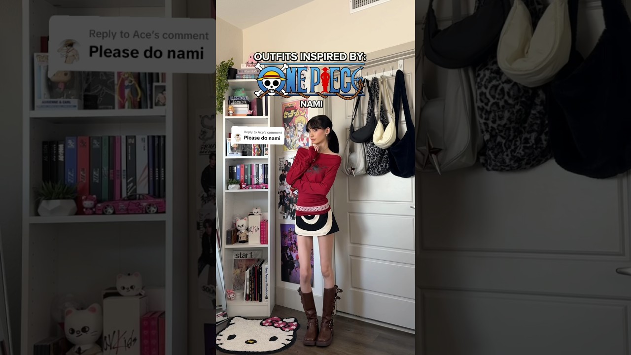 ⁣One Piece - Nami inspired outfits 🧡 #onepiece #nami #namionepiece #anime #animeoutfit #onepiecenami