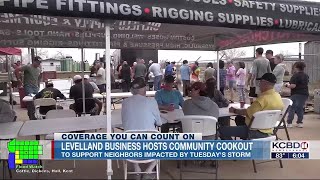 Levelland business hosts cookout to support community after devastating storms