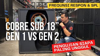 COBRE GEN1 VS GEN2 TES FREQUNSI RESPON & SPL METER // 2024