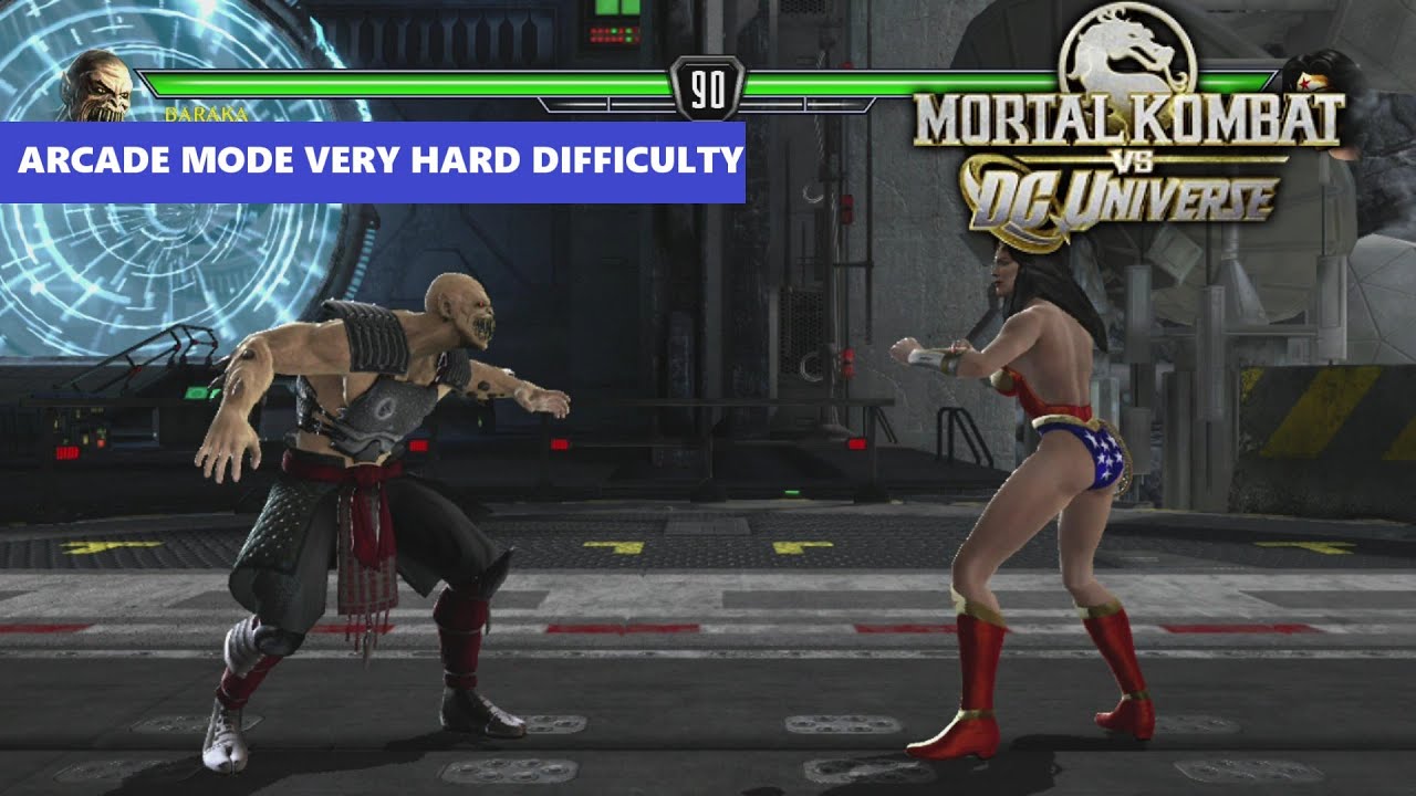 Baraka's Blade Barrage: Mortal Kombat vs DC Universe Arcade Mode Very Hard Difficulty