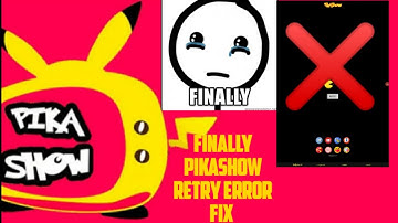 Finally fixed PIKASHOW retry error!! Pikashow ka error thik kar diya #pikashow #pikashowappnotwork