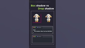 Box-shadow V/S Drop-shadow😍