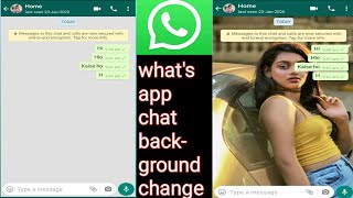How to change whats app background wallpaper for chat window | Change whatsapp home screen wallpaper screenshot 5