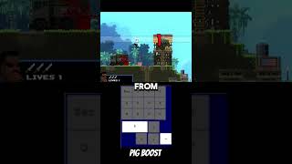 Pig Boost Broforce Speedrun Guide #speedrun #broforce #gaming #games #speedrunningrecord #streamer