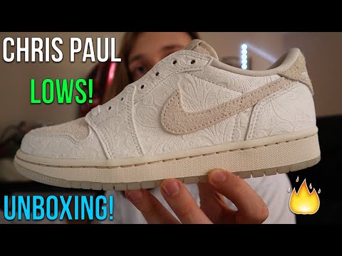 レア！NIKE AIR JORDAN 1RETRO HIGH CHRISPAUL 10K PAIRS! IN HAND REVIEW OF THE CHRIS PAUL X JORDAN 1 LOW