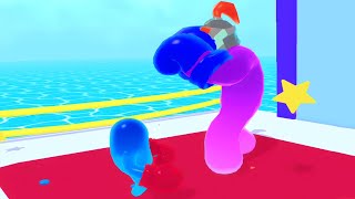 Dino Runner 3D Blob Clash - All Levels Gameplay Android - iOS screenshot 1