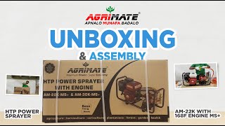 Unboxing & Assembly | AGRIMATE | HTP POWER SPRAYER | AM-22K WITH 168F ENGINE MS+