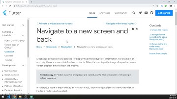 플러터(Flutter)로 앱출시까지 20. 네비게이터를 이용한 화면전환