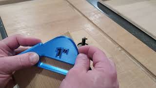 3D printed corner rounding jig demo