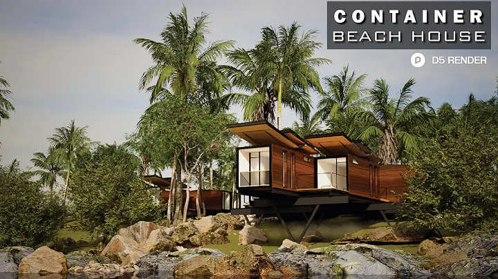 VISUALIZING A CONTAINER HOUSE BEACH RESORT: Architectural Cinematic Animation In D5 Render