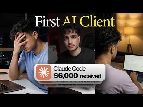 How To Land Your First AI client with Claude Code — YouTube video thumbnail