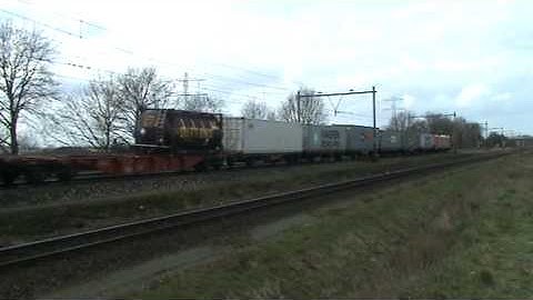 Derouted Container Train DB Schenker Rail with Class,Baureihe,Serie189 electric engine!!!