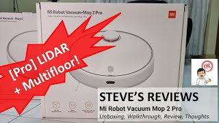 [Pro] Xiaomi Mi Robot Vacuum - Mop 2 Pro with TDS LIDAR, vibrating mop and multi-floor support