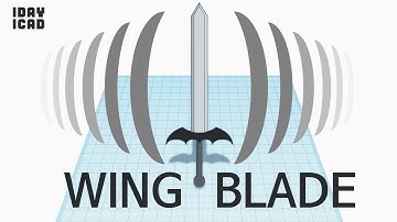 [1DAY_1CAD] WING BLADE (Tinkercad : know-how / style / education) [STL & Printing Service]